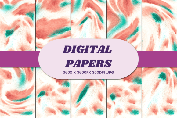 Abstract Watercolor 45 Digital Paper