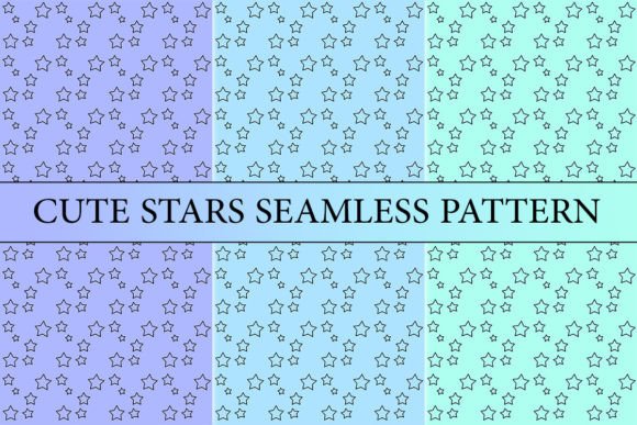Cute Stars Seamless Lattern