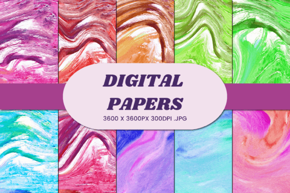 Elevate Your Print-on-Demand Business with Watercolor Abstract 32 Digital Paper