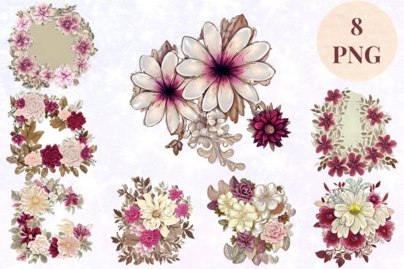Flowers Floral 12 Clipart PNG