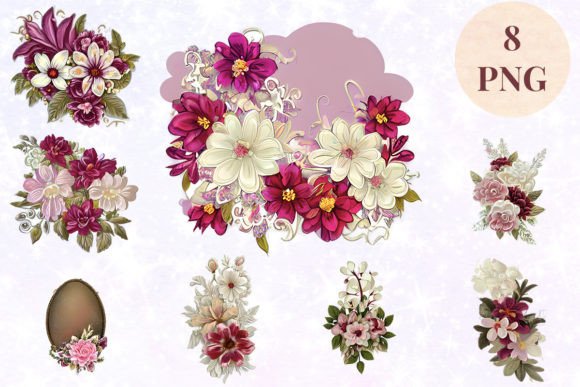 Flowers Floral 17 Clipart PNG