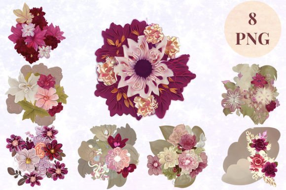 Flowers Floral 2 Clipart PNG