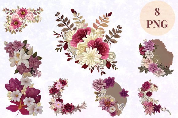 Flowers Floral 5 Clipart PNG