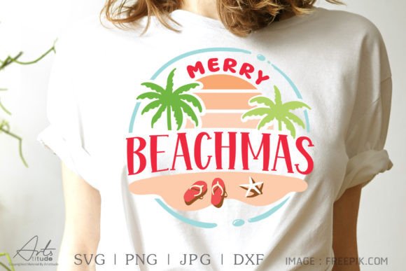 Merry Beachmas Christmas in July SVG PNG