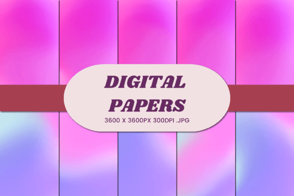 Pastel Gradient Liquid 6 Digital Paper: A Versatile Asset for Modern Creators