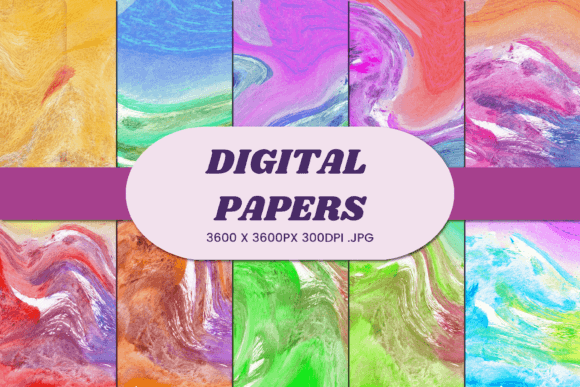 Unlocking Creative Potential with Watercolor Abstract 24 Digital Paper