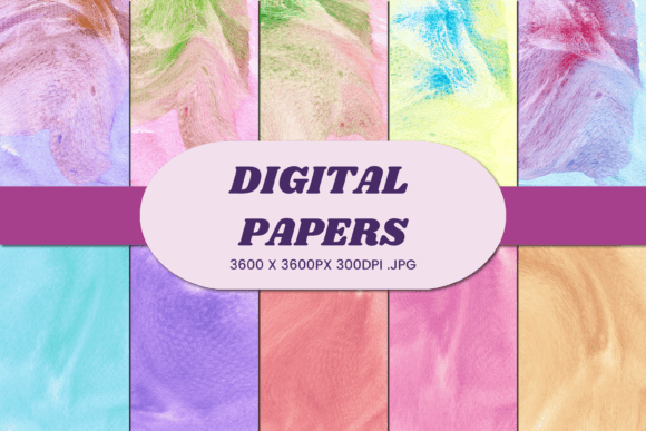 Unlocking Creativity: How Watercolor Abstract 111 Digital Paper Transforms Your Business Projects