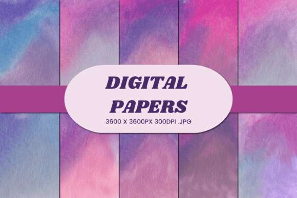 Watercolor Abstract 61 Digital Paper