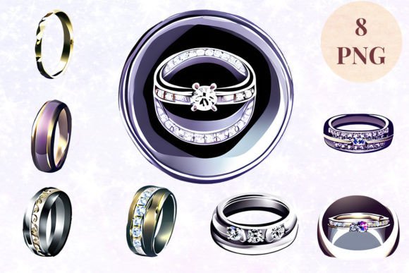 Wedding Ring 65 Clipart PNG: The Ultimate Printable Design